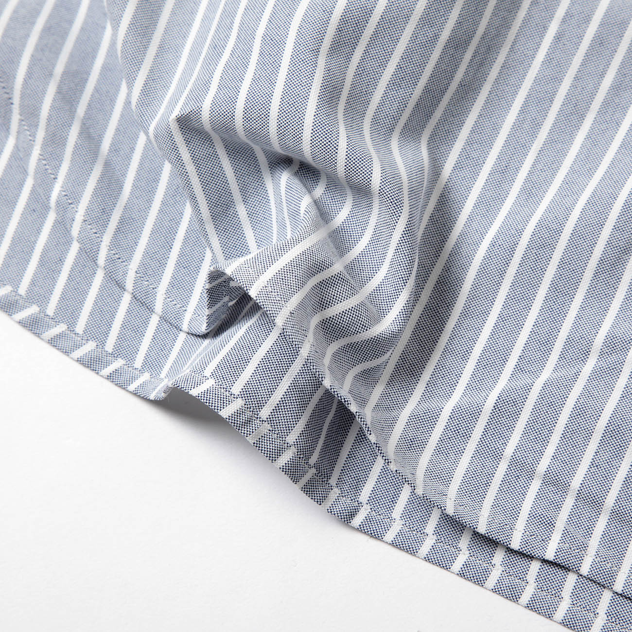 nanamica / ナナミカ | Button Down Stripe Wind Shirt - Navy | 通販