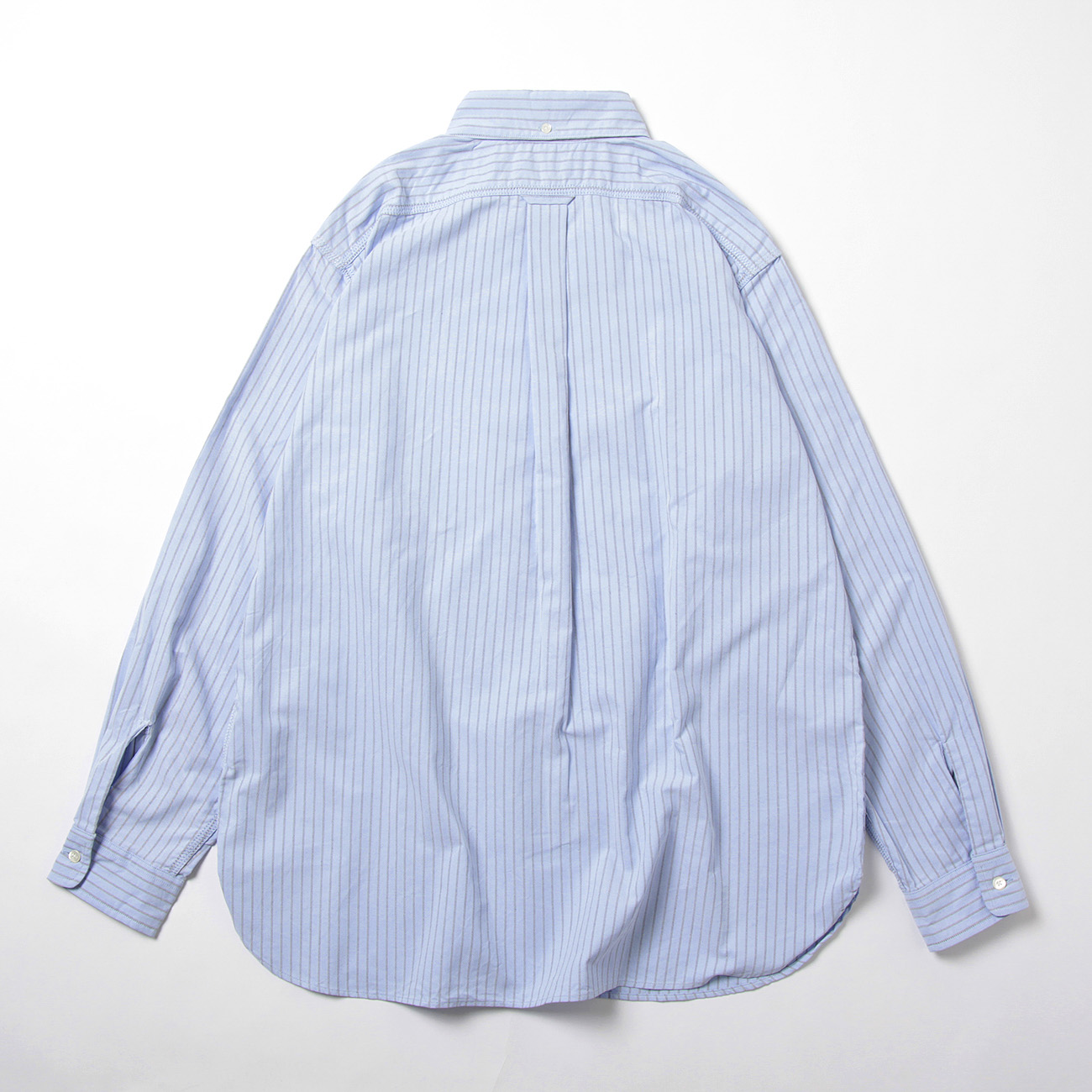 nanamica / ナナミカ | Button Down Stripe Wind Shirt - Sax | 通販