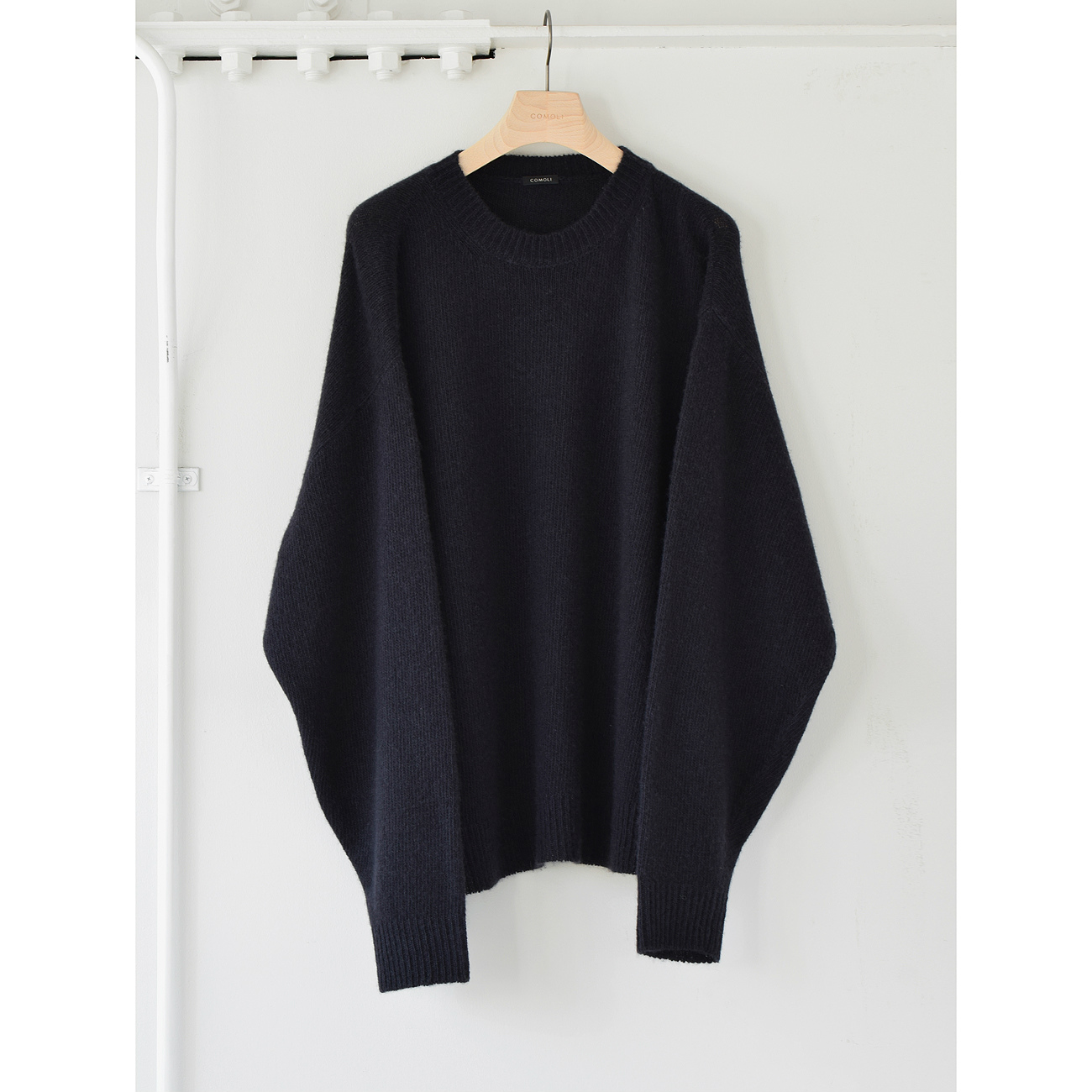 COMOLI / コモリ | カシミヤ クルーネックニット - Navy | 通販 - 正規