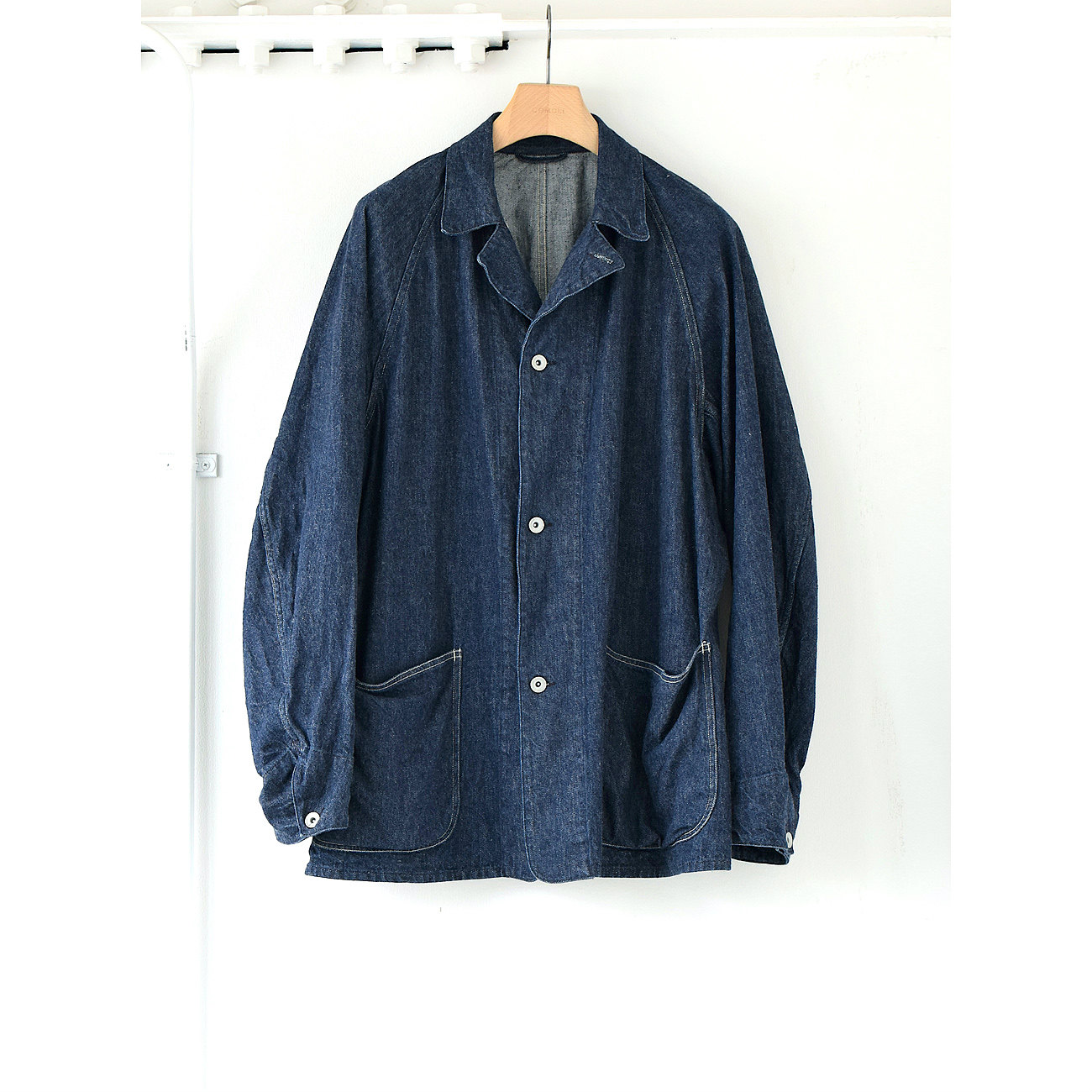 COMOLI / コモリ | デニム ワークジャケット - Navy | 通販 - 正規取扱 ...