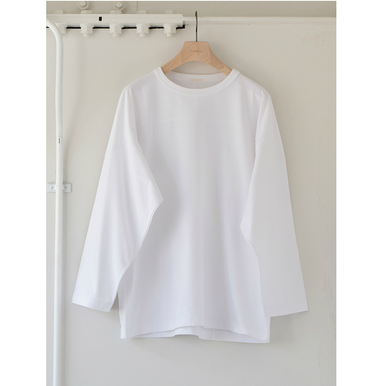 COMOLI / コモリ | フットボール Tシャツ - White | 通販 - 正規