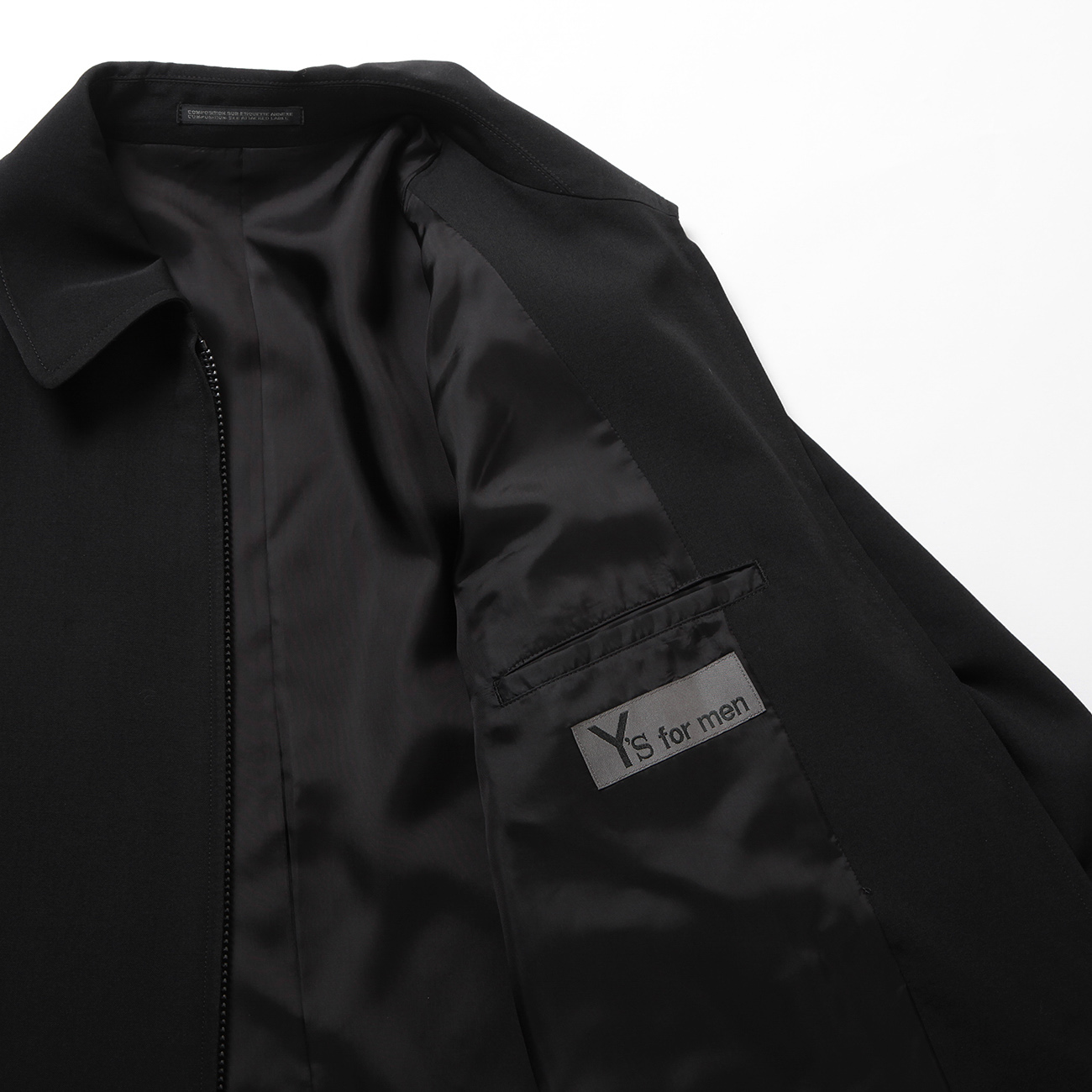 【ヨウジヤマモト】 Y's for men GABARDINE JACKET yohji yamamoto - Y's for men | COTTON LINEN VIYELLA 2-BUTTONS