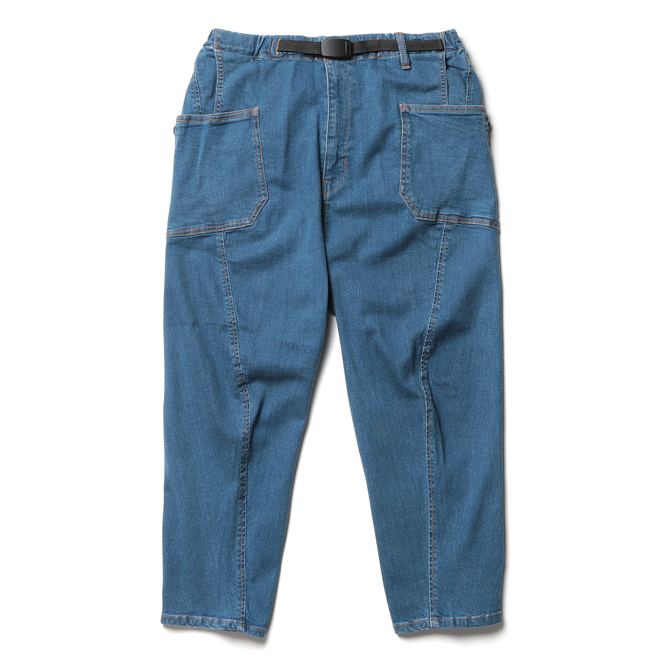 JOG 3D WIDE CAMP PANTS - Light Indigo