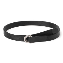 Scye / サイ | Silky Tape Double Ring Belt - 019/クロ