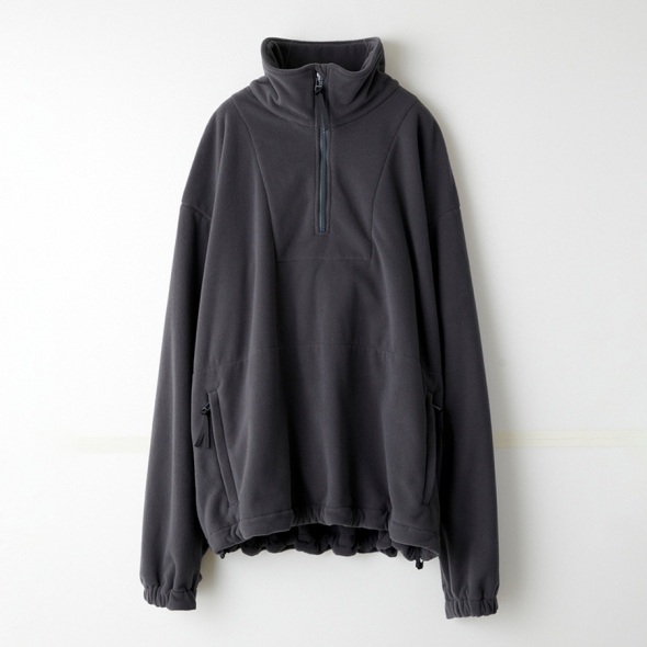 YOKE / ヨーク | POLARTEC FLEECE PULLOVER - Charcoal | 通販