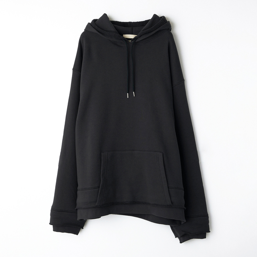 YOKE / ヨーク | RESIZED WIDE HOODIE - Carbon Black | 通販 - 正規