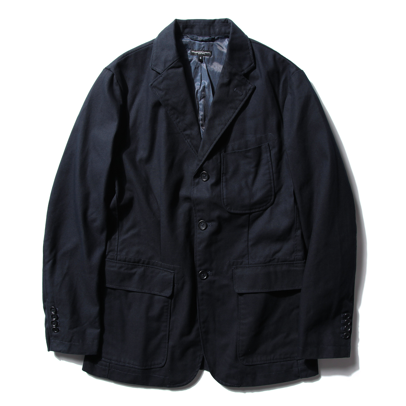 ジャケット・アウター engineered garments baker jaket ENGINEERED GARMENTS | Baker Jacket - Hv.Cavalry Twill - Dk.Navy