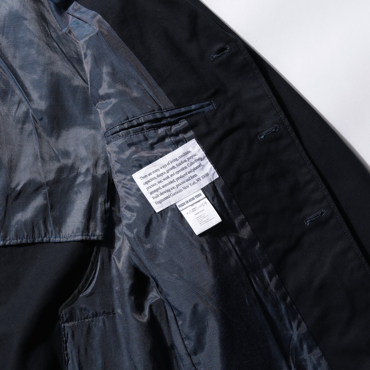 ENGINEERED GARMENTS | Baker Jacket - Hv.Cavalry Twill - Dk.Navy 