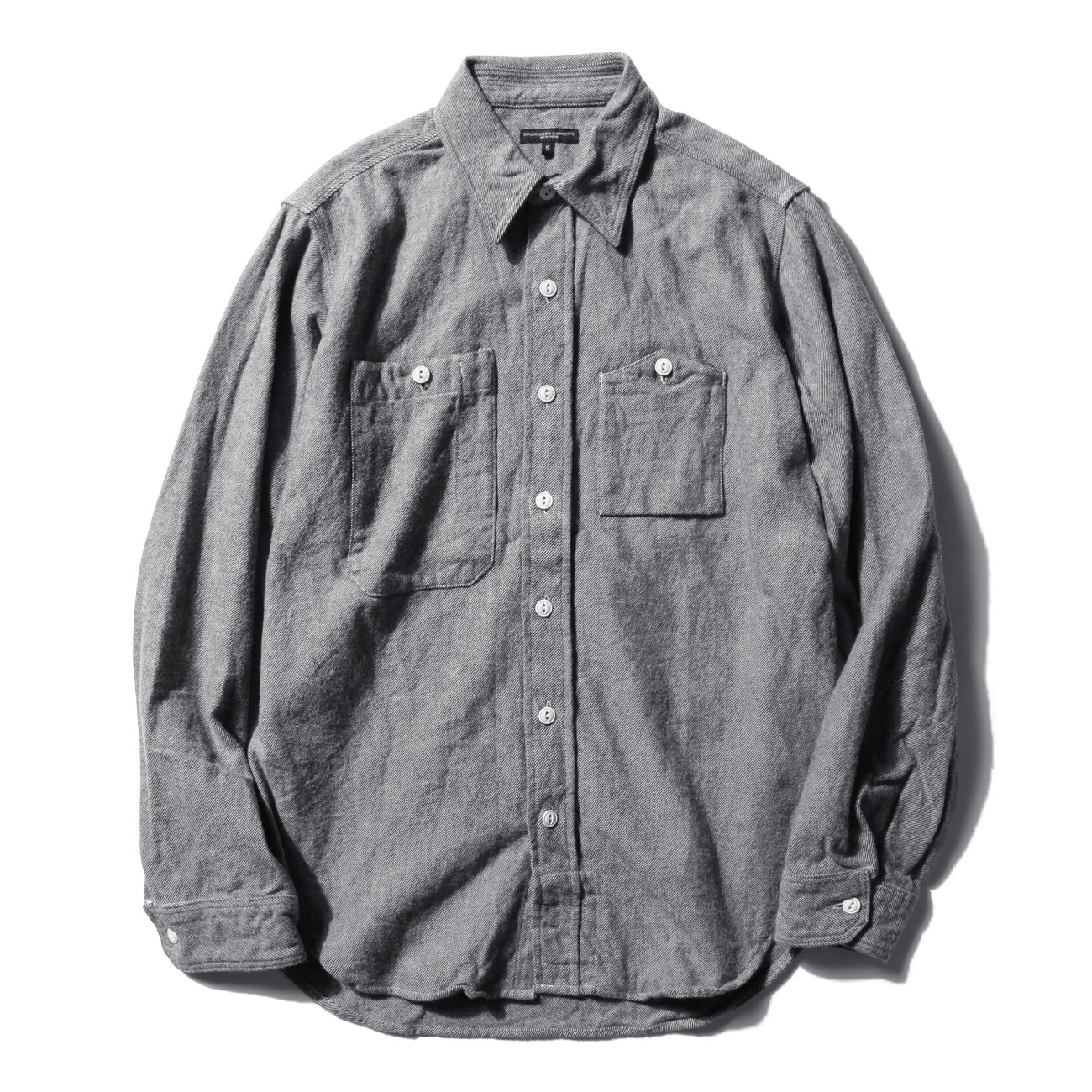 ENGINEERED GARMENTS | Work Shirt - Solid Flannel - H.Grey | 通販