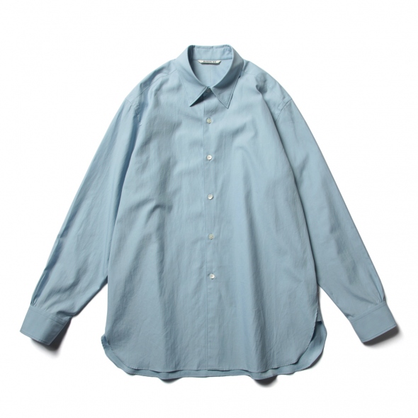 AURALEE / オーラリー | WASHED FINX TWILL SHIRTS (メンズ) - Light