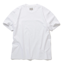 CURLY / カーリー | ROUND BODY COTTON TEE (S/S) - White