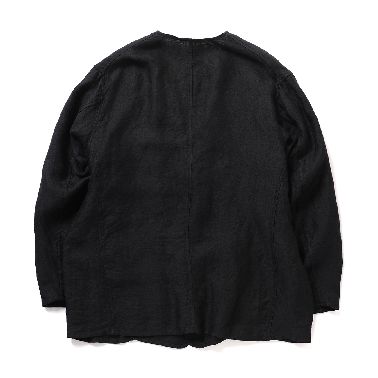 25SS COMOLI 　リネンサテン ノーカラージャケット 25SS COMOLI リネンサテン ノーカラージャケット - メルカリ