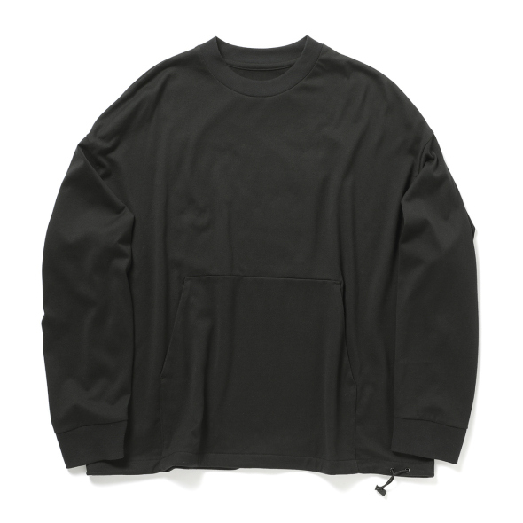 Dulcamara / ドゥルカマラ | カンガルーポケットロンT - Black | 通販