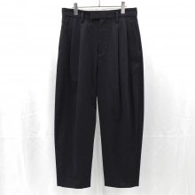 URU ウル コットン 2タック パンツ ブラック 2 URU / ウル | COTTON 2 TUCK PANTS - Black | 通販 - 正規取扱店