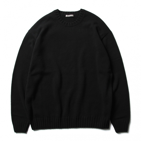 COTTON WOOL CASHMERE KNIT P/O (メンズ) - Black