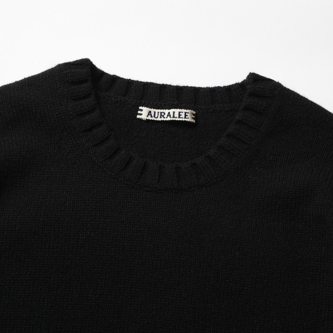 AURALEE / オーラリー | COTTON WOOL CASHMERE KNIT P/O (メンズ