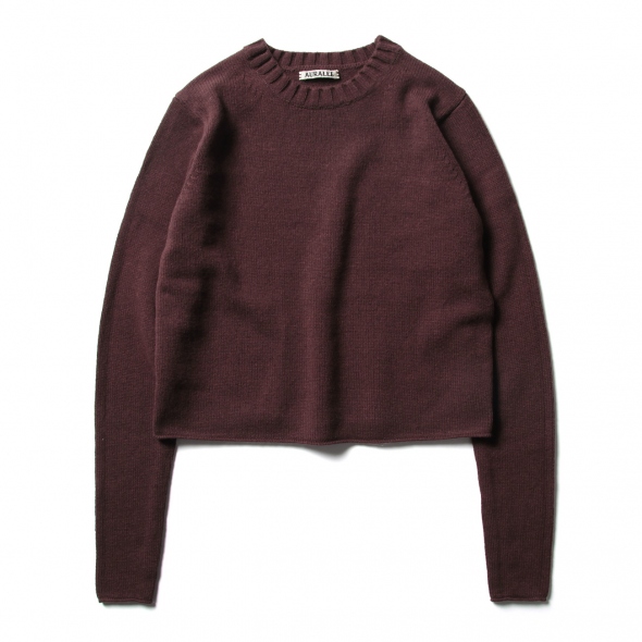 AURALEE / オーラリー | COTTON WOOL CASHMERE KNIT P/O (レディース