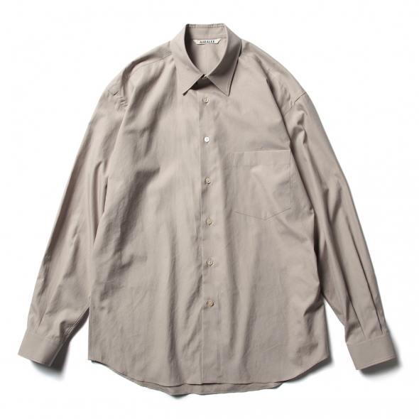 AURALEE / オーラリー | WASHED FINX TWILL SHIRTS (メンズ