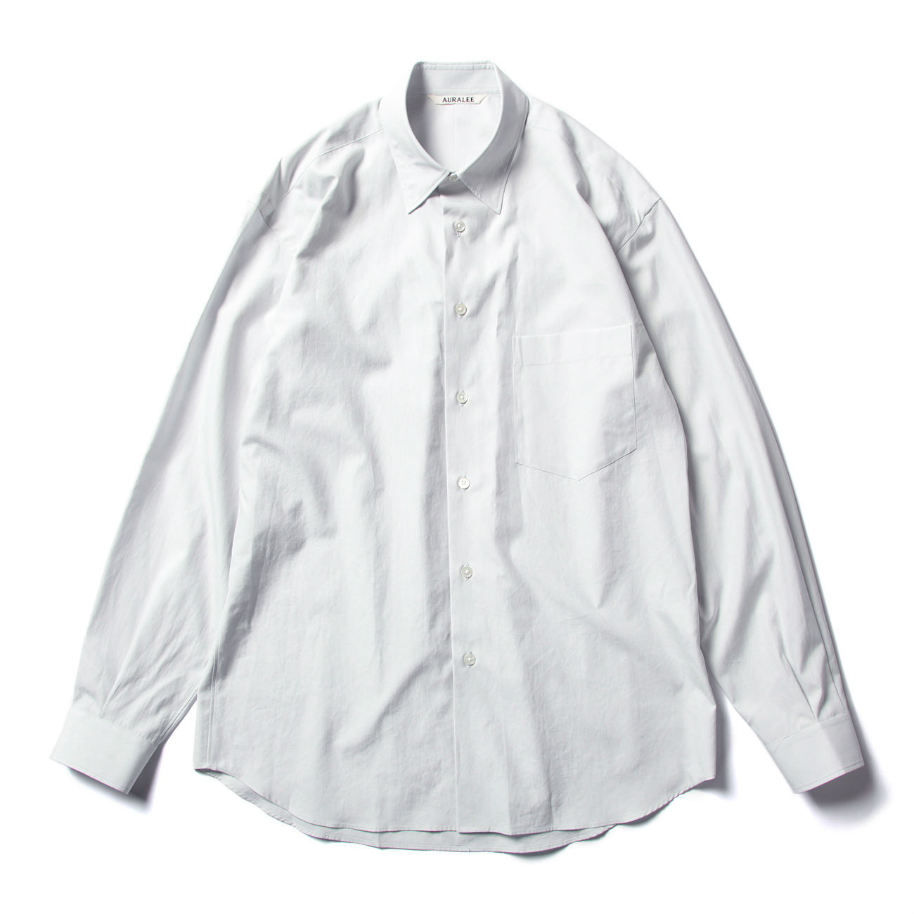【AURALEE】コットンシャツWASHED FINX TWILL SHIRTS AURALEE / オーラリー | WASHED FINX TWILL BIG SHIRTS (メンズ