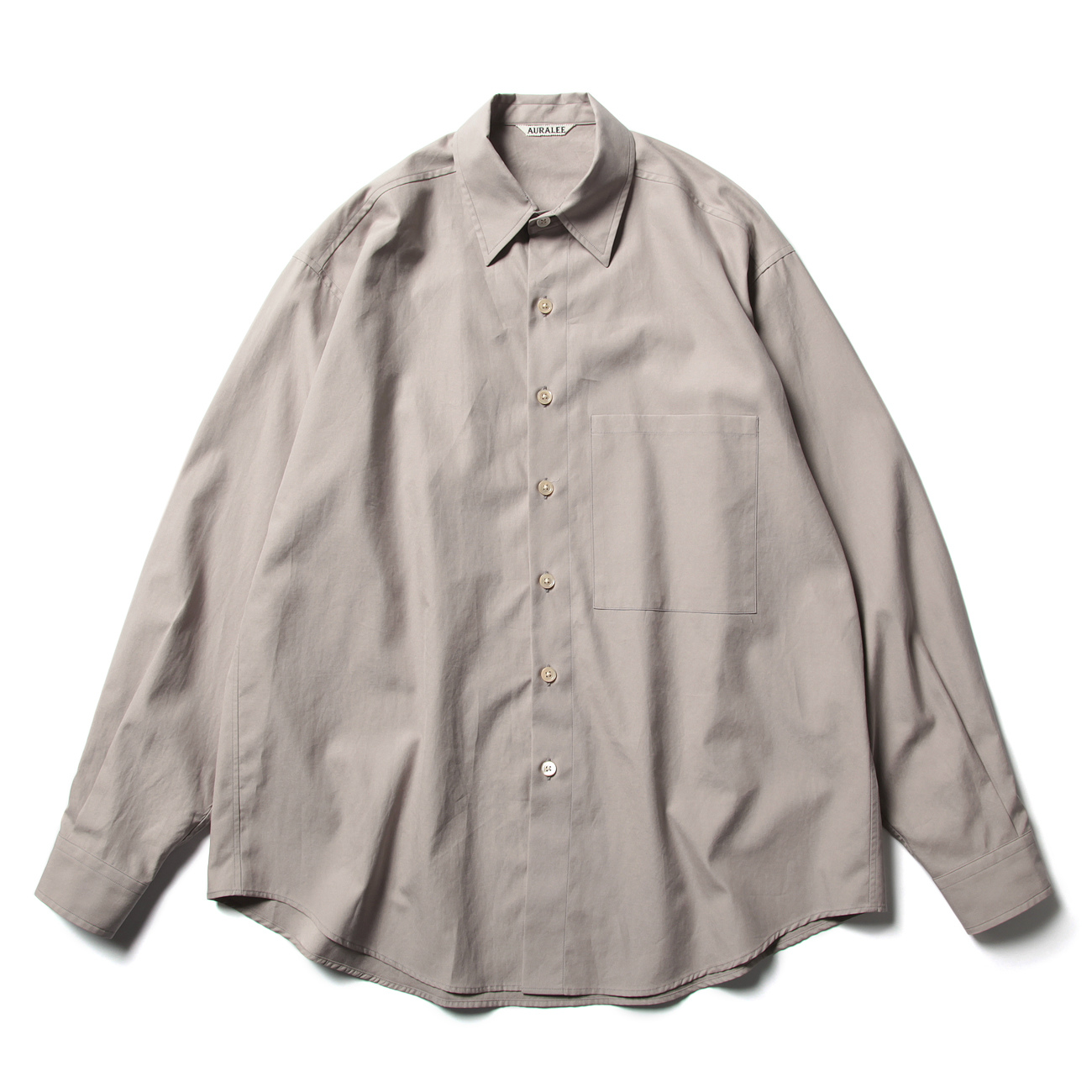 AURALEE / オーラリー | WASHED FINX TWILL BIG SHIRTS (メンズ