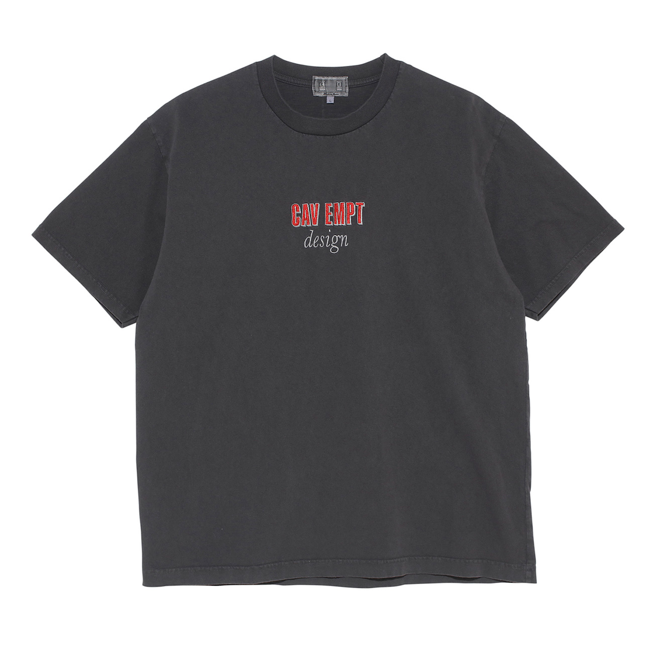 Cav Emptモノクロアート ショートスリーブシャツ C.E - OVERDYE STRIPE SHORT SLEEVE CREW NECK