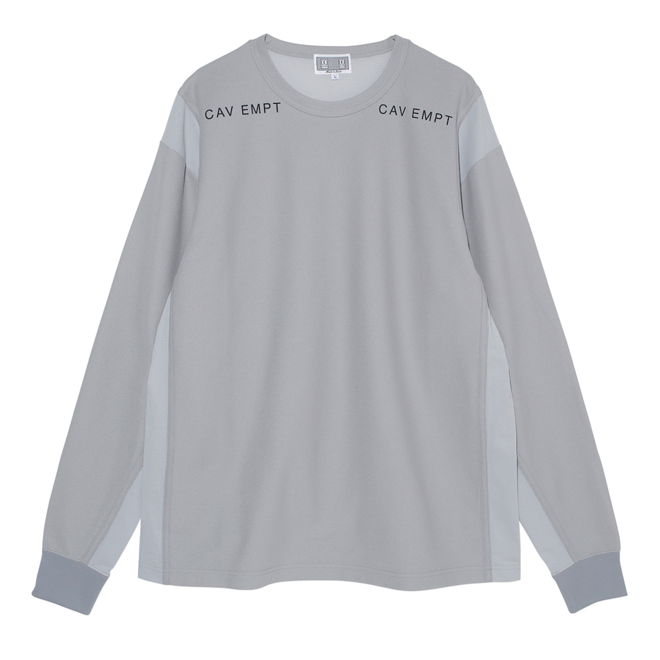 【Mサイズ】CAV EMPT / LONG SLEEVE CE!X TEE C.E / シーイー | MESH LONG SLEEVE T - Grey | 通販 - 正規取扱