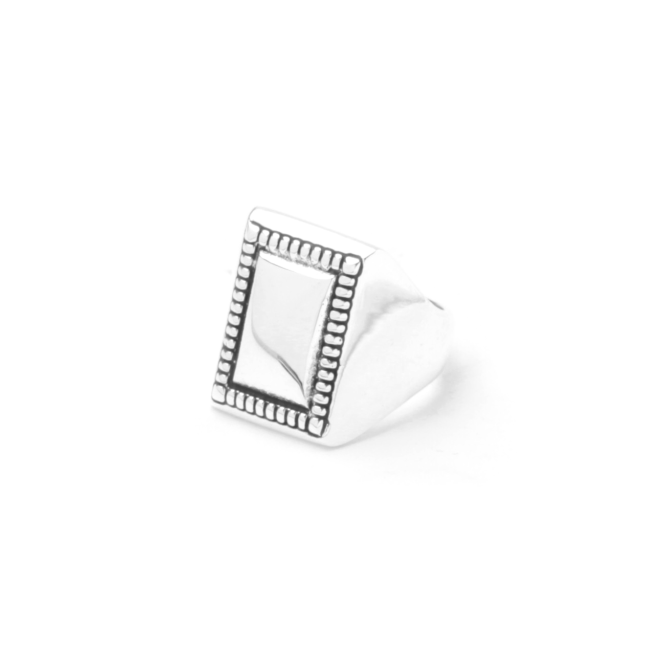 Square mirror Ring - Silver 925