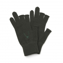 South2 West8 / サウスツーウエストエイト | Glove - W/A Knit - Dk.Green
