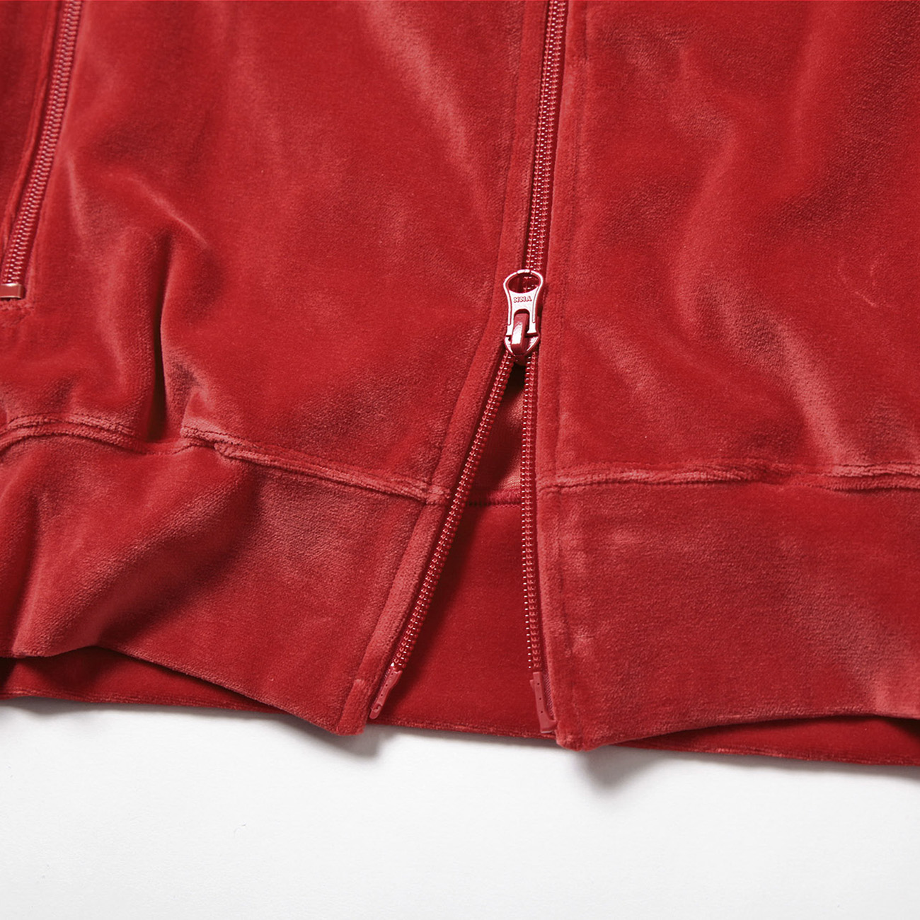 Needles / ニードルズ | R.C. Track Jacket - C/Pe Velour - Red