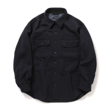 ENGINEERED GARMENTS / エンジニアドガーメンツ | CPO Shirt Jacket - Heavy Wool Elastique - Dk.Navy