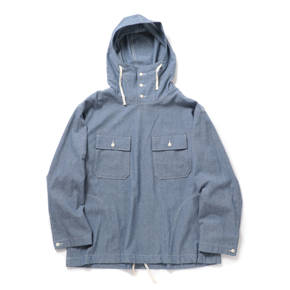 レア別注【ENGINEERED GARMENTS】Cagoule Shirt フーディ デニム ENGINEERED GARMENTS / エンジニアドガーメンツ | Cagoule Shirt
