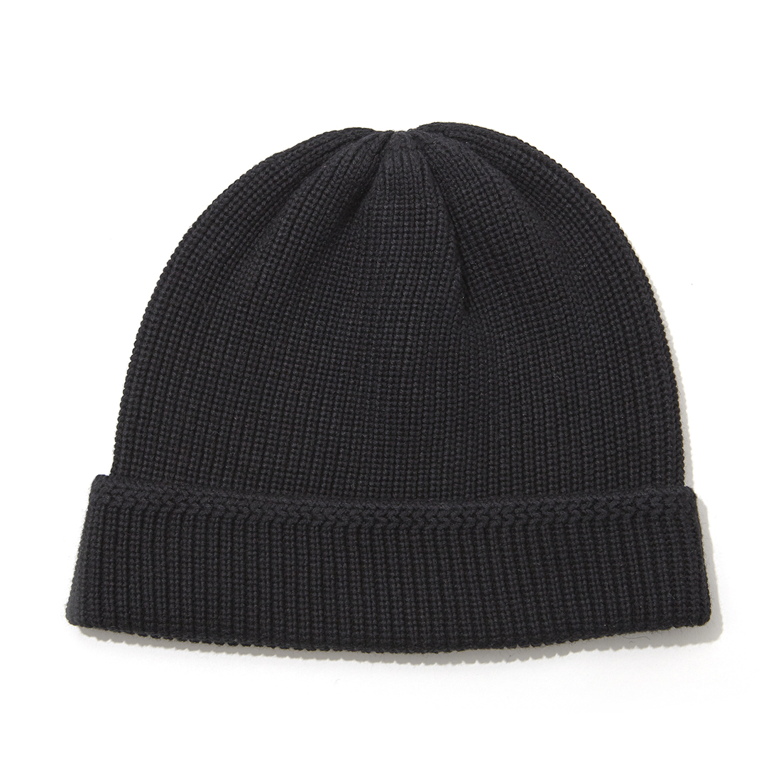 NAISSANCE / ネサーンス | COTTON CASHMERE KNIT CAP - Black | 通販