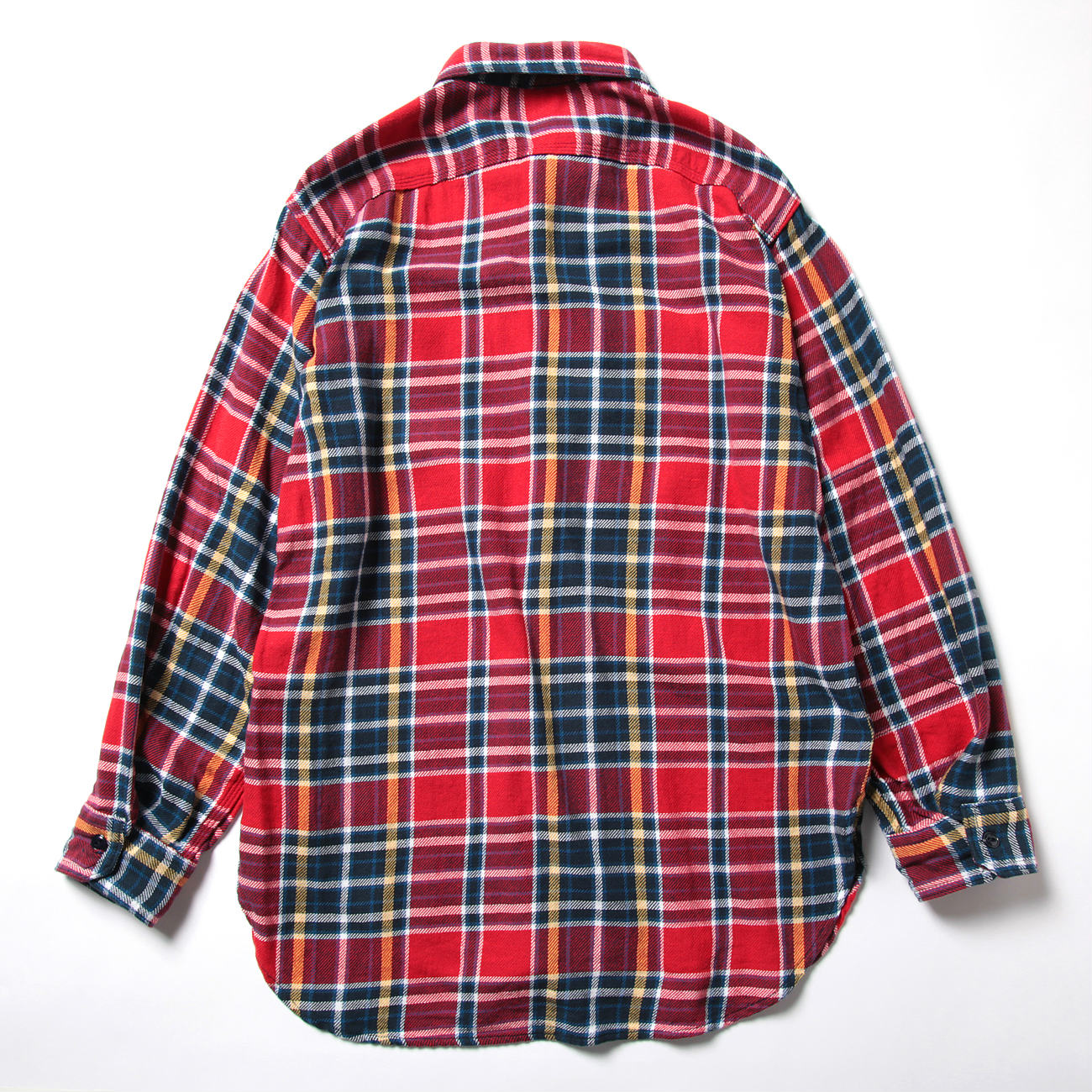 Work Shirt - Twill Plaid - Red/Nvy