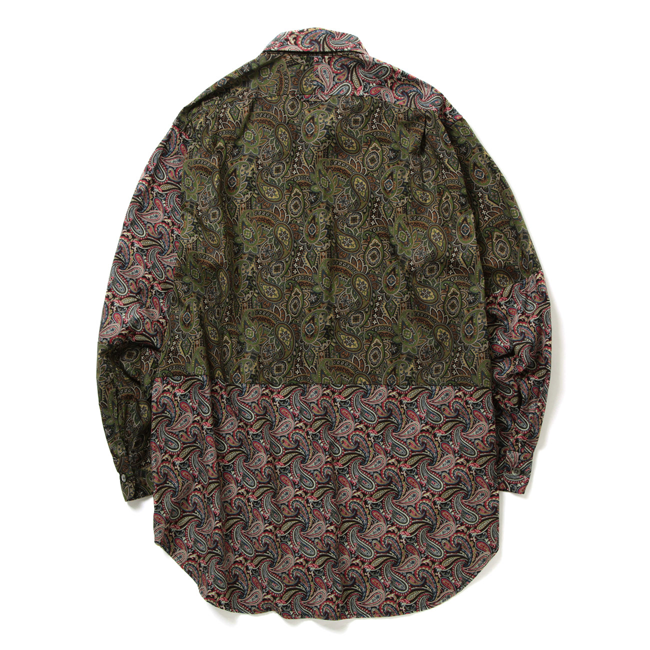 カスパー10 エンジニアドガーメンツ　シャツ　緑　柄 ENGINEERED GARMENTS / エンジニアドガーメンツ | Combo Short