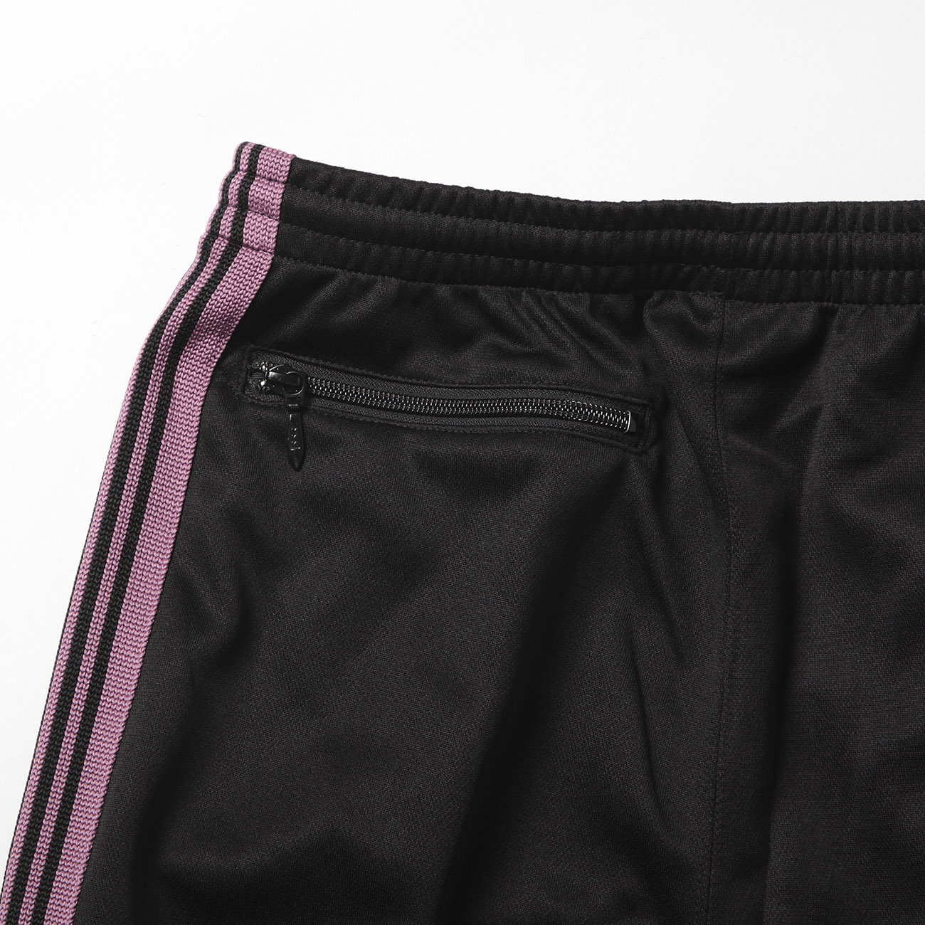Needles / ニードルズ | Zipped Track Pant - Poly Smooth - F.Black
