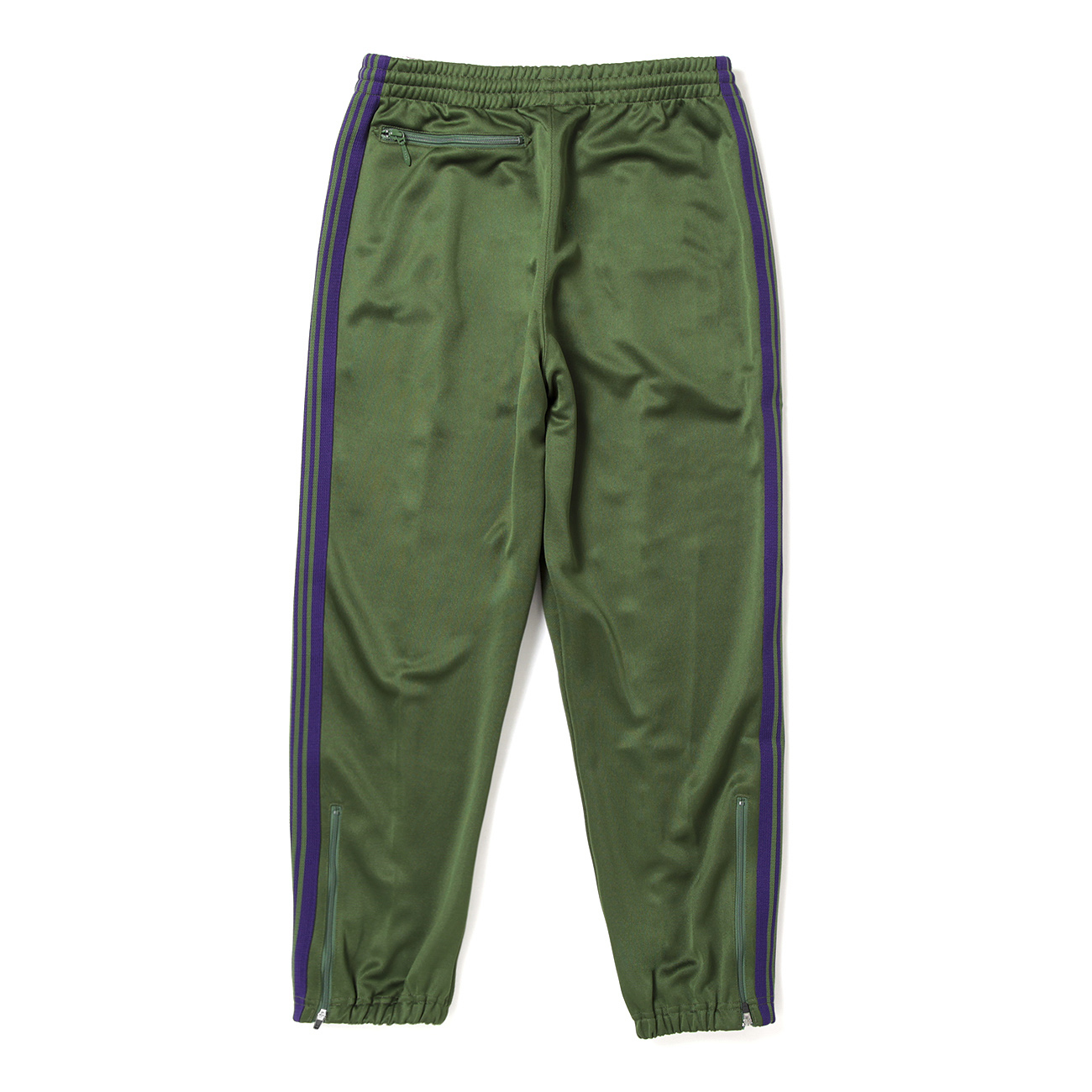 Needles / ニードルズ | Zipped Track Pant - Poly Smooth - Ivy