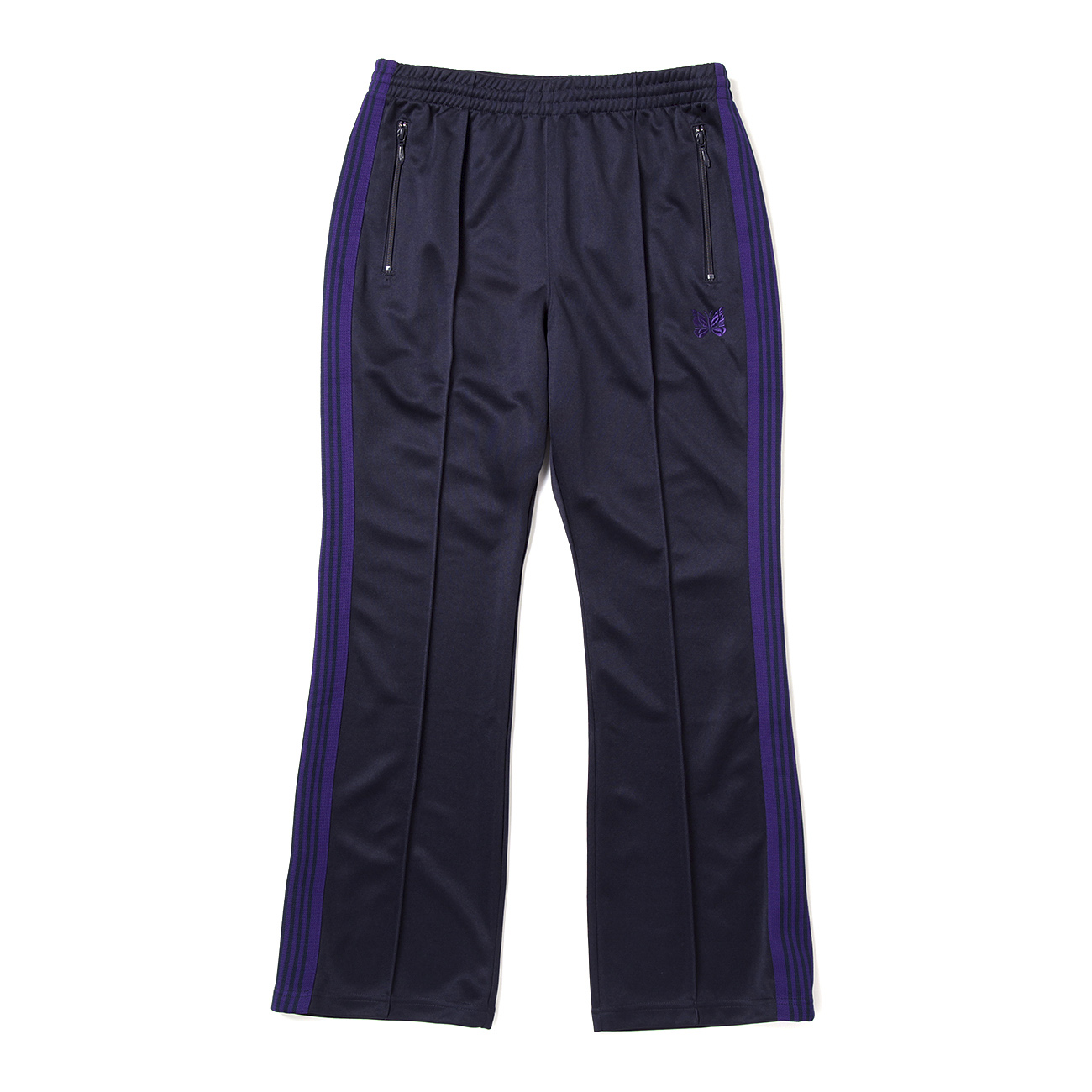 Needles / ニードルズ | Boot-Cut Track Pant - Poly Smooth - Navy