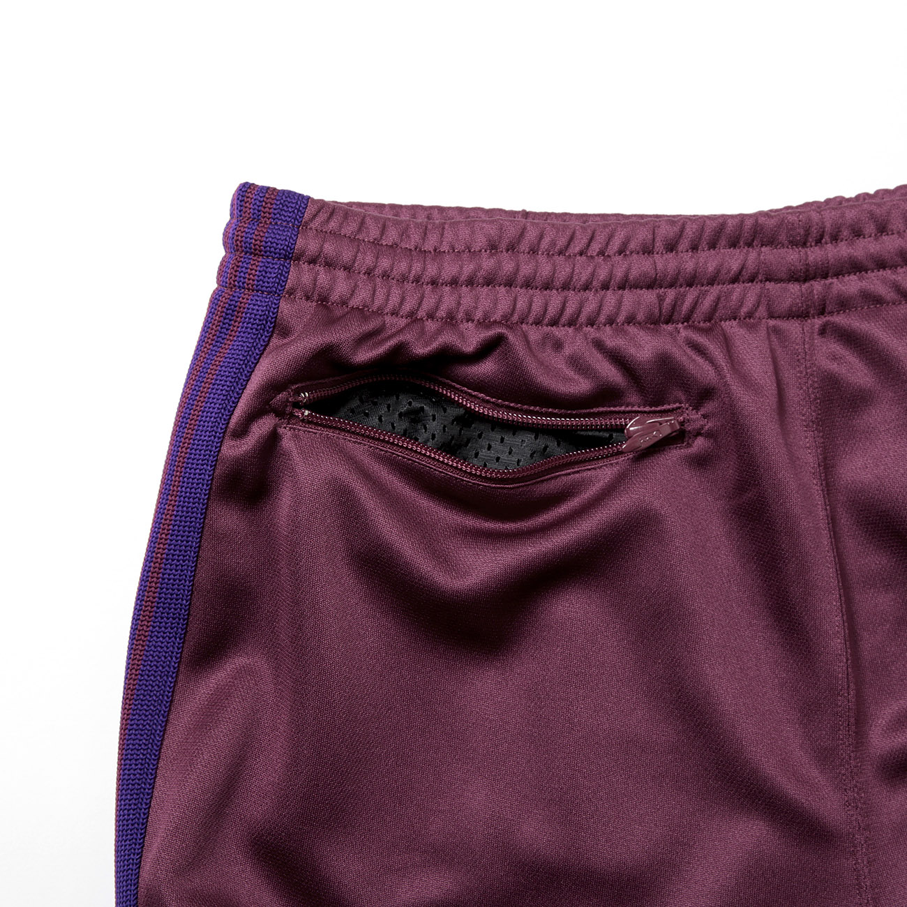 Needles / ニードルズ | Boot-Cut Track Pant - Poly Smooth - Wine