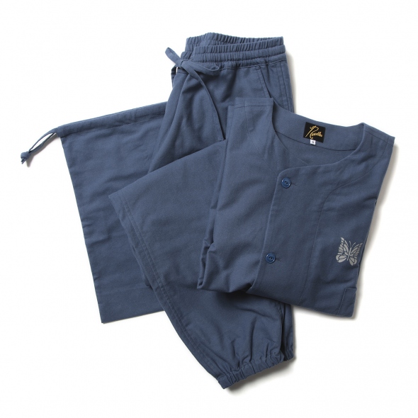 Needles / ニードルズ | Pajama Set - Cotton Flannel - Blue | 通販