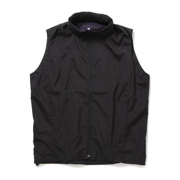 トップス S.B. Vest - Poly Brushed Taffeta S Needles / ニードルズ | S.B. Vest - Poly Brushed Taffeta - Black
