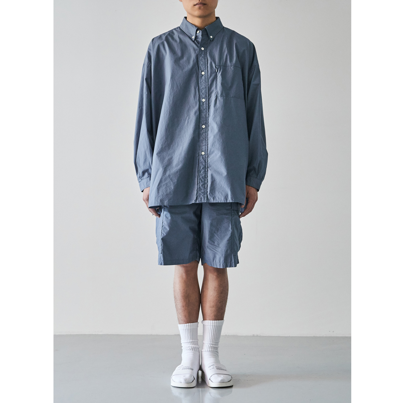 FreshService / フレッシュサービス | UTILITY B.D SHIRT - Steel Blue
