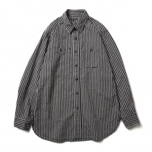 ENGINEERED GARMENTS / エンジニアドガーメンツ | Work Shirt - LC Wide Stripe - Navy /  Grey | 通販 - 正規取扱店 | COLLECT STORE / コレクトストア