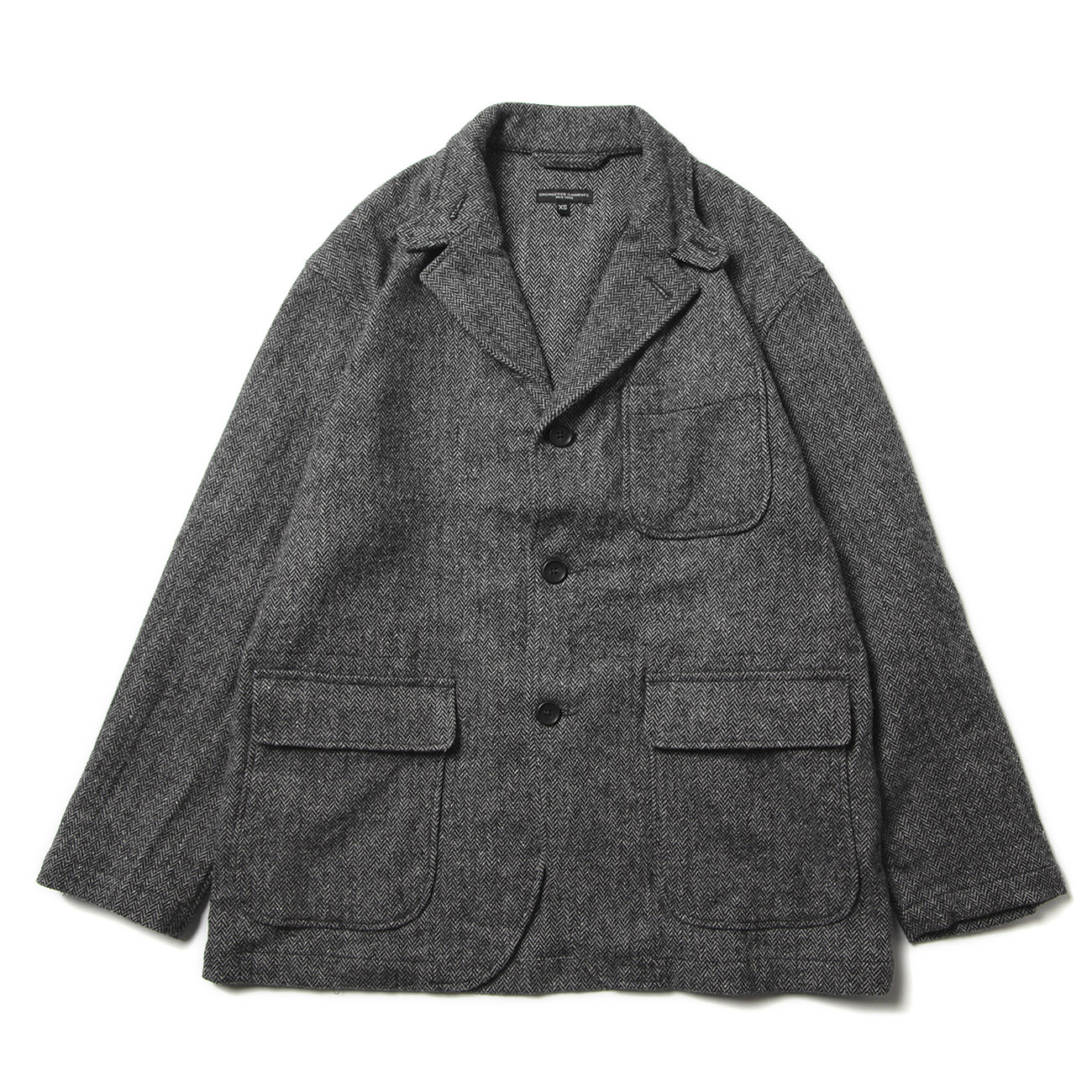Loiter Jacket - Poly Wool Herringbone - Grey