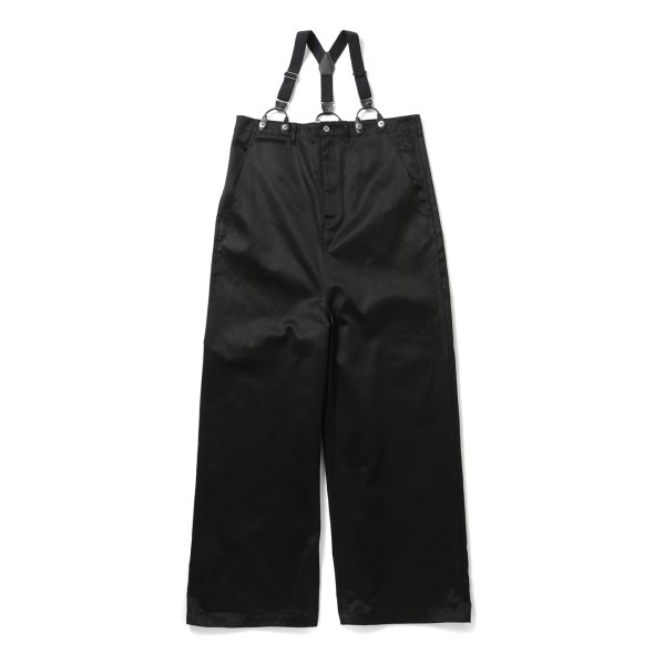 RhodolirioN / ロドリリオン | Suspender Pants - Chino Cloth - Black