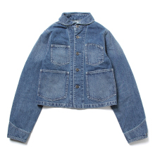 RhodolirioN / ロドリリオン | Short Coveralls - Denim - Indigo