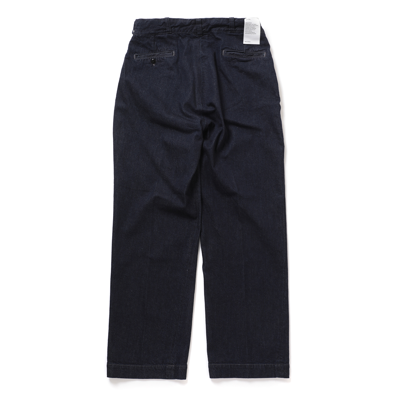 CIOTA / シオタ | Denim Slacks - Dark Navy (One Wash) | 通販 - 正規
