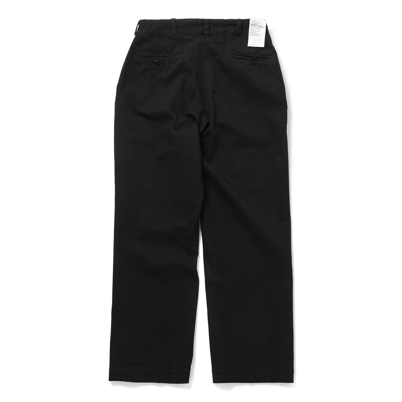 CIOTA / シオタ | Denim Slacks - Black (One Wash) | 通販 - 正規取扱