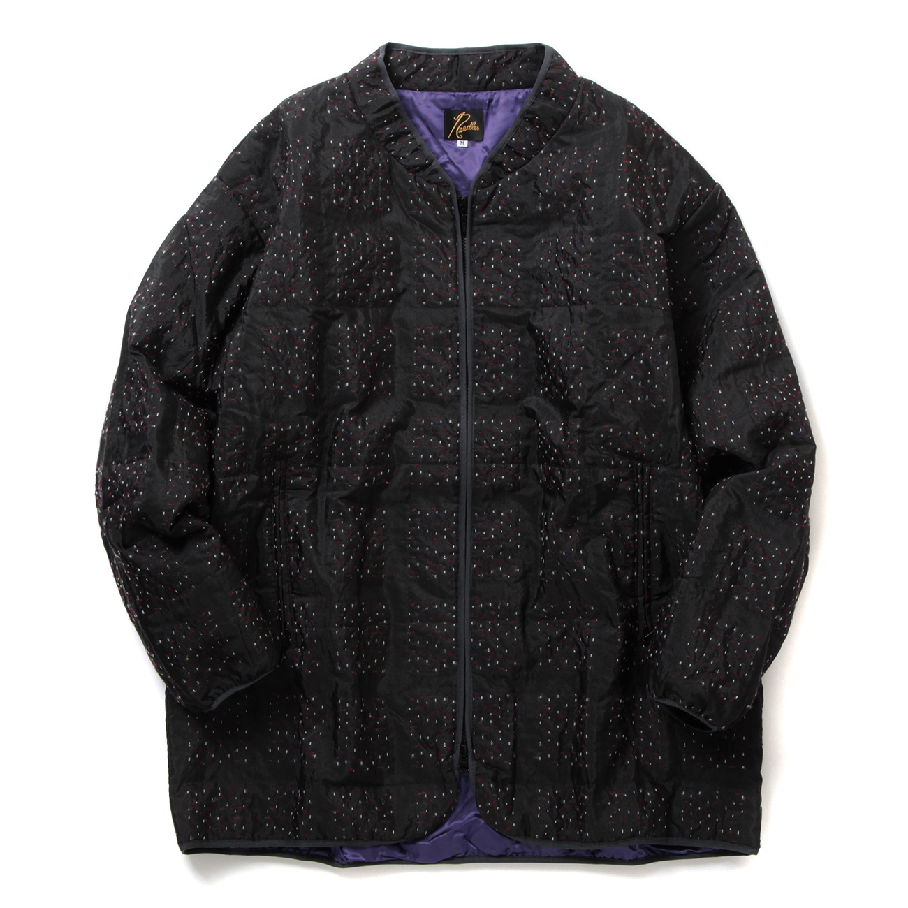 Needles / ニードルズ | Piping Quilt Jacket - PE/W Square Double Cut Jq. -  Charcoal | 通販 - 正規取扱店 | COLLECT STORE / コレクトストア