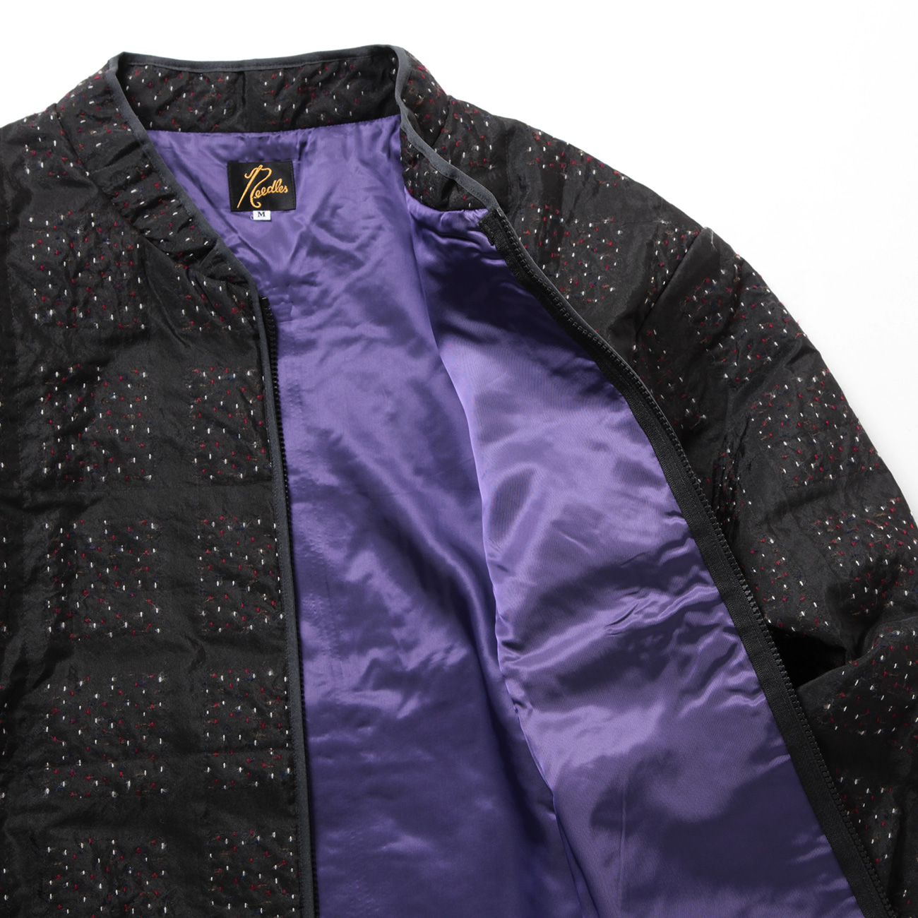 Needles / ニードルズ | Piping Quilt Jacket - PE/W Square Double Cut Jq. -  Charcoal | 通販 - 正規取扱店 | COLLECT STORE / コレクトストア