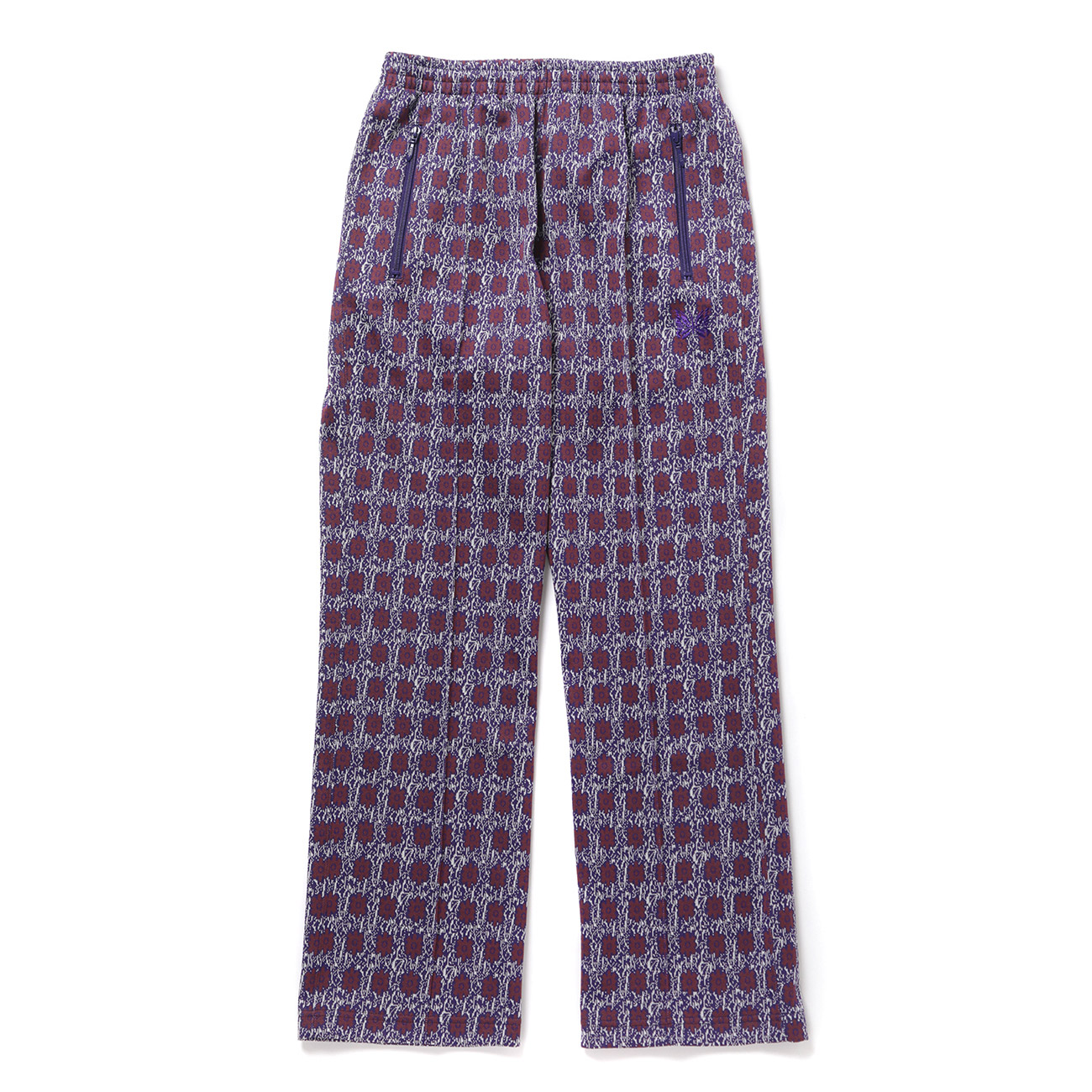 パンツ NEEDLES cupro rayon jacquard jogger pant NEEDLES（ニードルズ）Track Pant - Poly Jacquard（トラック